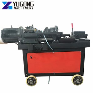 [Hot Item] Automatic Rebar Straight Threading Rolling Machine Ribbed Rebar Screw Rod Thread Rolling Machine