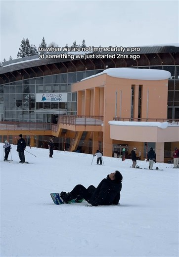 Tropical Baddies Attempt Snowboarding in Japan
