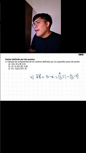 Como calcular las componentes de un vector? #fisica
