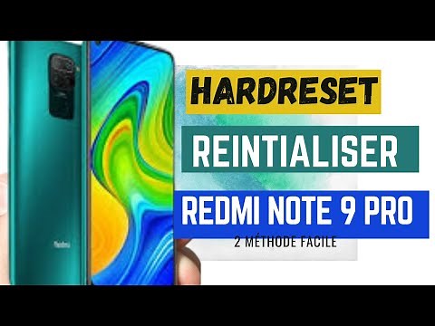 Xiaomi Redmi Note 9 Pro : formater/Réinitialiser aux valeurs usine - Hard reset redmi note 9 pro