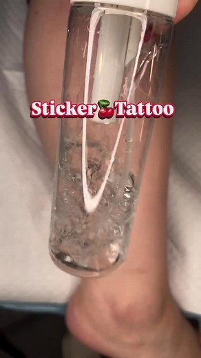 Cherries with stickers!✨ I’ll likely never tire of putting stickers on everything so I hope you aren’t sick of it yet either! ⏳3 hour tattoo | Wild Isley Tattoo