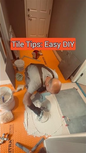 Tile tips: spread adhesive evenly, use spacers, press tiles, clean excess, let dry 24h.