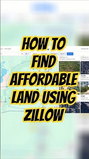 How to Find Affordable Land Using Zillow