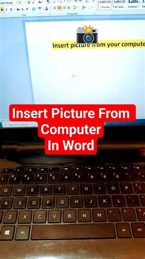 Secret Shortcut to insert Picture in Word #shortsreels #shortcuts #wordtips #InsertPicture | Computerbasicgyan