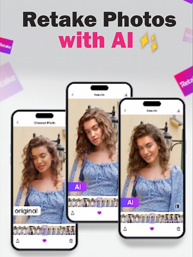 Enhance Your Photos with Retake AI App