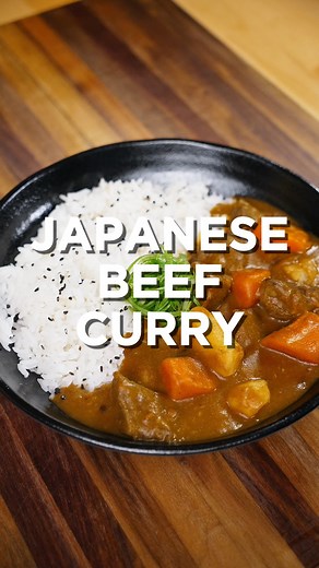 Japanese Beef Curry is one of my favorite nostalgia foods! Ingredients ½ onion, sliced 1 small carrot, cut into chunks 1 small potato, cut into chunks ½ lb beef, cut into 2-inch chunks 2 cups chicken broth 2–3 curry blocks 1 tbsp dark chocolate (optional) 1 tbsp ketchup Optional: scallions, black sesame seeds Instructions 1. Brown beef in a pan for 4 minutes, remove. 2. Sauté onions for 2 minutes, then add carrots, potatoes, beef, and chicken broth. Simmer 1½ hours. 3. Add curry blocks and stir 