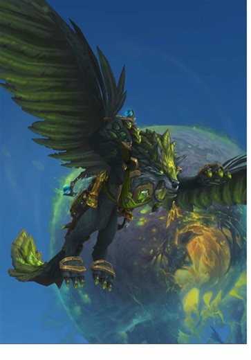 Hunter’s class mount 🏹 . . . #worldofwarcraft #fyp #roleplay #legion #hunter