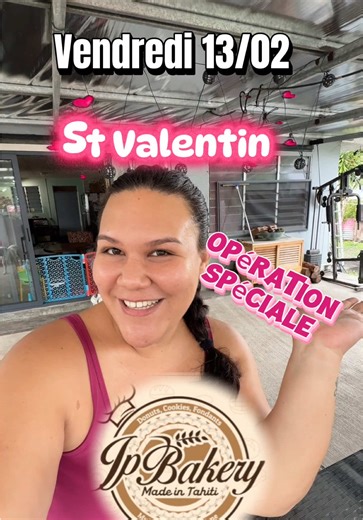 💕 HAPPY VALENTINE’S DAY 💕 ♥️♥️♥️Plaisir d’offrir ♥️♥️♥️ 🍩JP BAKERY🍩 👉 Livraison 🚚 le vendredi 13 février 2026 🚗Livraison entre TARAVAO et MAHINA en passant par PPT ⏰Heure de livraison entre 7h et 11h ‼️Nous ne livrons pas les hauteurs ‼️ ➡️ LOT DE 7 DONUTS SPÉCIAUX 💰TARIF UNIQUE : 2000F ⁉️⚠️ LA COMPOSITION DU LOT DE 7 DONUTS SPÉCIAUX EST DÉFINIE ET NON MODIFIABLE ⚠️⁉️☺️ MERCI DE VOTRE COMPRÉHENSION ☺️ ➡️ LOT DE 7 DONUTS FOURRÉS 💰TARIF UNIQUE : 1500F Parfums au choix : 🟫 Nutella 🟨 Crèm