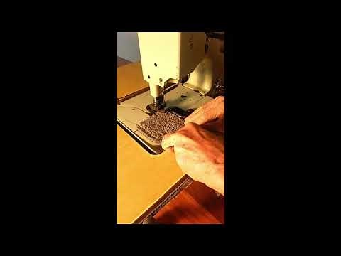 Carpet Overlocking (Serging) Tutorial: How to avoid 'hairy' edges