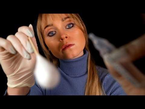 ASMR | Examining and cleaning YOUR EYES (with camera/lens touching)