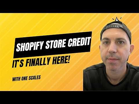 Finally! The Official Shopify Store Credit is Out