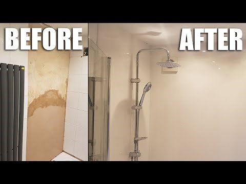 How to Install Bathroom Wall Panels