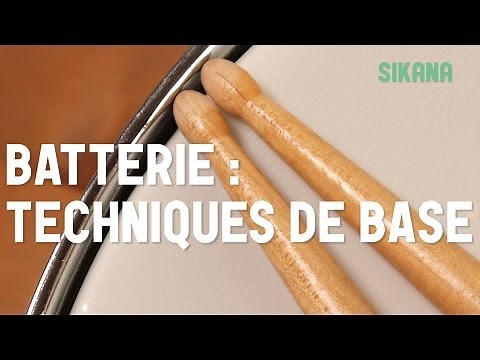 Apprendre à jouer de la batterie facilement : Les techniques de base