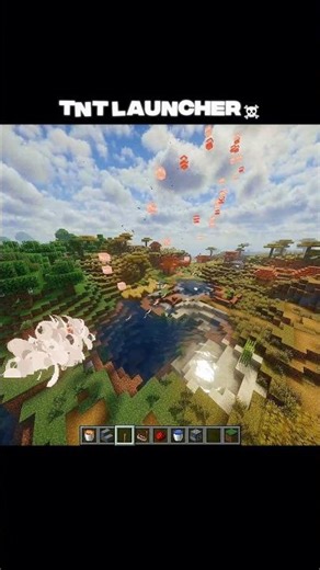 TNT Launcher Minecraft ☠️ #minecraft