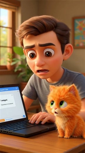 Cat Sends Email to the Boss by Accident 😹💻 | Funny Cat Animation