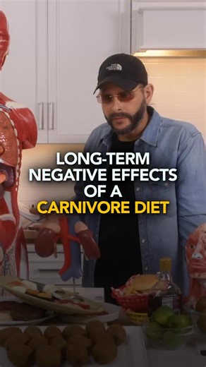Long-Term Negative Effects Of A Carnivore Diet The carnivore diet might seem beneficial at first, but long-term, it places tremendous strain on your body. When you rely only on animal protein and fat, your liver, pancreas, and adrenals all become overworked. Eventually, people realize they need to add some form of sugar back in to feel better, but by then, their blood sugar regulation is already impaired. Comment HEAL below if you want to learn how to nourish your body without harming your organ