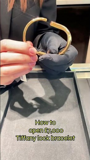 how to open Tiffany&Co lock bracelet #tiffany