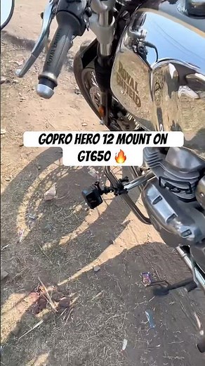 GoPro Hero 12 Mount On Gt 650🔥||Gopro View| #gt650 #goprohero12 #gopro #continentalgt650