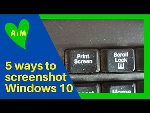 How to take a screenshot in Windows