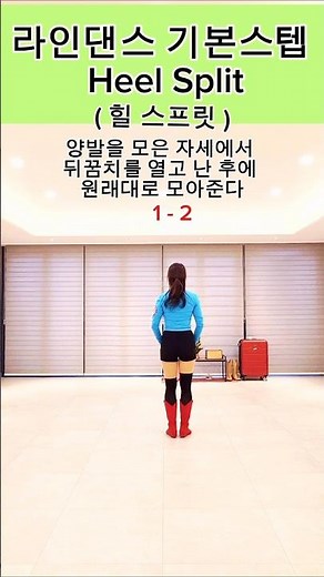 Line dance basic steps #Heel Split #Heel Split Step #linedance #basic step #shorts #Teacher Hong ...
