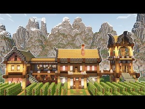 How to build Medieval Village 9/20 : Vineyard - Minecraft Tutorial