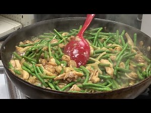 Snake Beans & Chicken