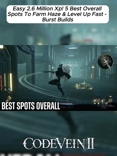 EASY 2.6 Million XP! 5 Best Overall Spots To Farm Haze & Level Up Fast in Code Vein 2 - Burst Builds #CodeVein2 #CodeVein #HazeFarm #XPFarm #LevelUpFast #BurstBuilds #BestFarmingSpots #EasyXP #EndgameGuide #BuildGuide #RPGTips #ActionRPG #Soulslike #GrindingGuide #GameTips #FYP #ForYou #ViralGaming #GameTok #GamersOfTikTok #GamingCommunity #WatchTillEnd