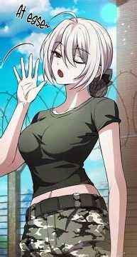 Yutia, wearing the military uniform🥰❤️/#manhwa #manga #webtoon #shorts #amv