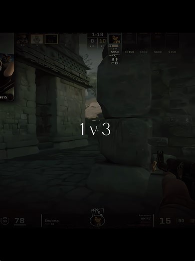 Эпический момент: G.O.A.T 1v3 клатч!