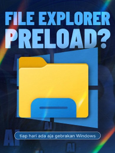 Perubahan Windows 11: Preload File Explorer di Update