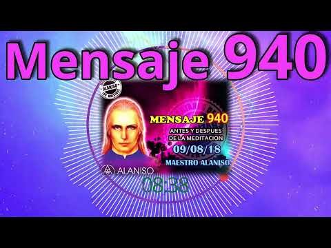 MESSAGE 940 🗓️09/18/2018💥MASTER ALANISO