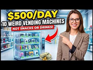 10 Weird Vending Machines Making $500/Day (Not Snacks or Drinks!)