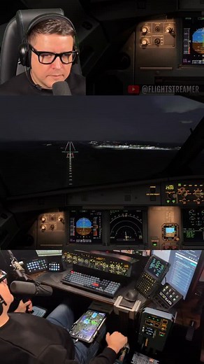 Part 2 of the Halifax arrival. This is the Air Canada A320 touchdown with winds 280 at 15 gusting 22 knots, a proper crosswind landing into Halifax using Microsoft Flight Simulator. All of this happened as part of a YouTube live stream, with full ATC and multiple cockpit angles. The flight is flown on a dedicated Airbus setup mounted to the Next Level Racing MSFS cockpit, using a Rowsfire overhead, Cockpit Simulator MCDU / EFIS / FCU, Winwing 32 AGP and ECAM, and the URSA MINOR 32 Throttle Metal