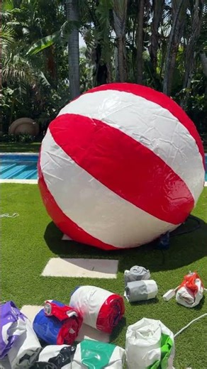 Inflatable fun, fully activated.