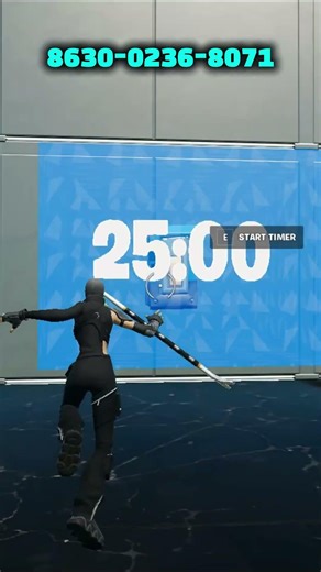 aimbot in fortnite creative map #fyp #creative #1v1 8630-0236-8071