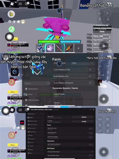 Top 3 Script Free Ngon Nhất Trong Blox Fruits 2026