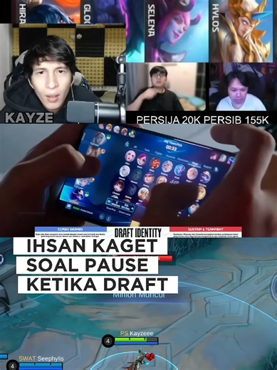 Berarti coach masih bisa mikir draft ketika dipause dong #luminaire #godiva #mplindonesia #MLBB10TH #ALLINMLBB