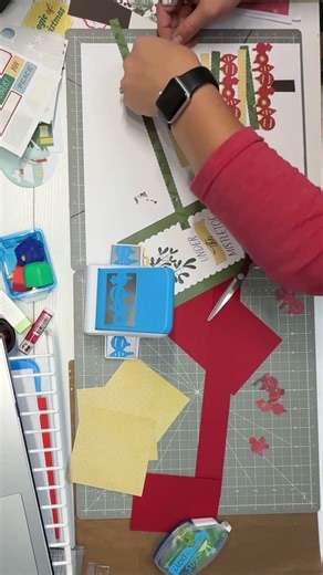 12 Days of Christmas Trees – Paper Christmas Tree 2 #christmascrafts #papercrafts #12daysofchristmas