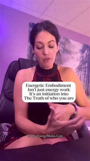 Energetic embodiment isn’t just energy work it’s an initiation into the truth of who you are In my training I teach you how to work with Reiki Inner Dance and Kundalini Energetic Activation from a trauma conscious approach. You’ll learn how to connect to your body somatically cognitively and energetically , through breath through movement through introspection and integration. If you’re ready to go deeper into this work comment embodiment for my next live online training starting in December. #k