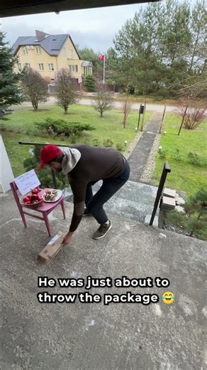 Delivery guy DESTROYS my package 😡