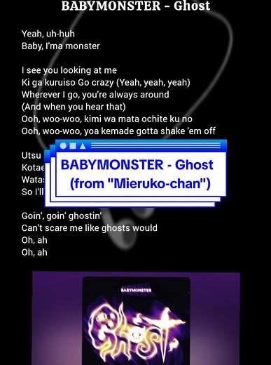 BABYMONSTER - Ghost: Lirik dan Makna
