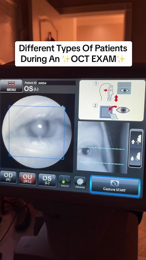 Different Types Of Patients During An ✨OCT EXAM✨… What Surprises Or Funny Moments Have You Experienced During Your Eye Exams That You Didn’t Expect? 🤔 Share Your Stories In The Comments Below! 🙌 #opticalacademy #wecometoyou #eyedoctor #eyeexam #eyewear #eyes #optometry #eyetest #vision #doctorsappointment #appointment #fyp #health #vision #medical #relatable #educational #oct #octexam