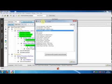 How to create your first GUI Application using PWCT