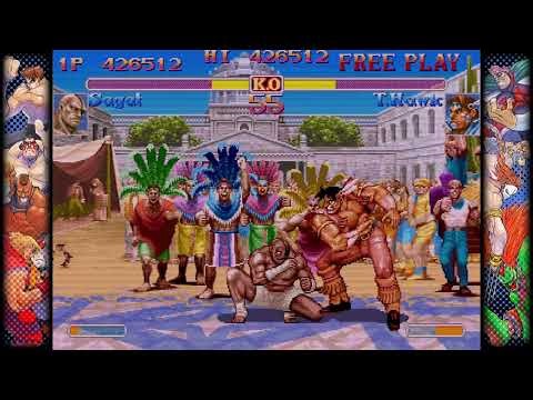 Sagat VS T Hawk Street Fighter II Capcom Fighting Collections