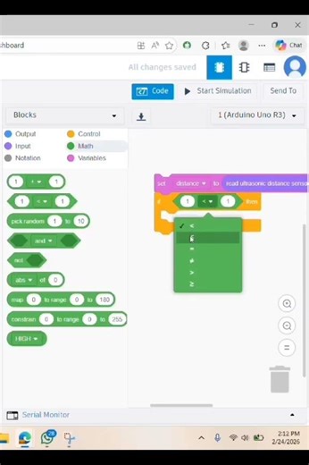 DIY Arduino Parking Sensor Simulation (Tinkercad) #arduino #tinkercad #arduinoproject