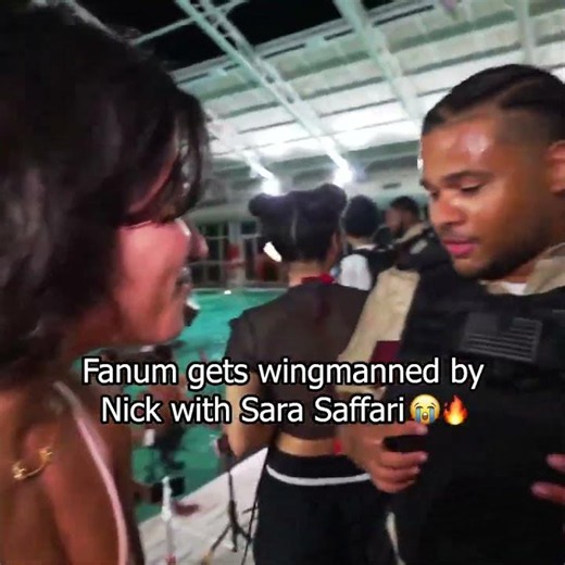 Fanum gets wingmanned by Nick with Sara Saffari!😭