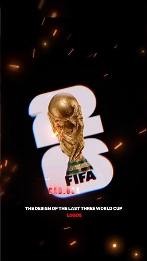 The look of the past three World Cup emblems.🏆🌎 #russia #qatarworldcup #russia #worldcup2026