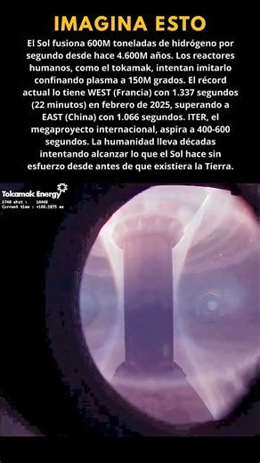 Sol 4 600M años fusionando Hidrogeno; El record humano es de 22 minutos seguidos #shorts #espacio