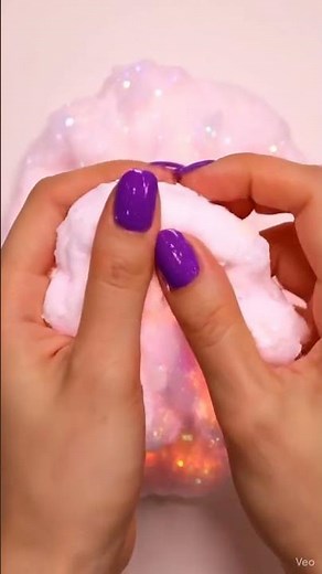 Glowing Foam Clay #ASMR ✨ #Satisfying Squishy #Sounds