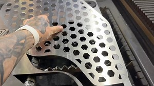 Slicing up some .080 Aluminum for #gatelyaudio for #skyhighcaraudio As always, thanks for the work! 🚧 #smd #lagunatools #cnc_lagunatools 👉🏽youtube.com/meade916👈🏽 | SMD Steve Meade Designs OFFICIAL Fan Page!